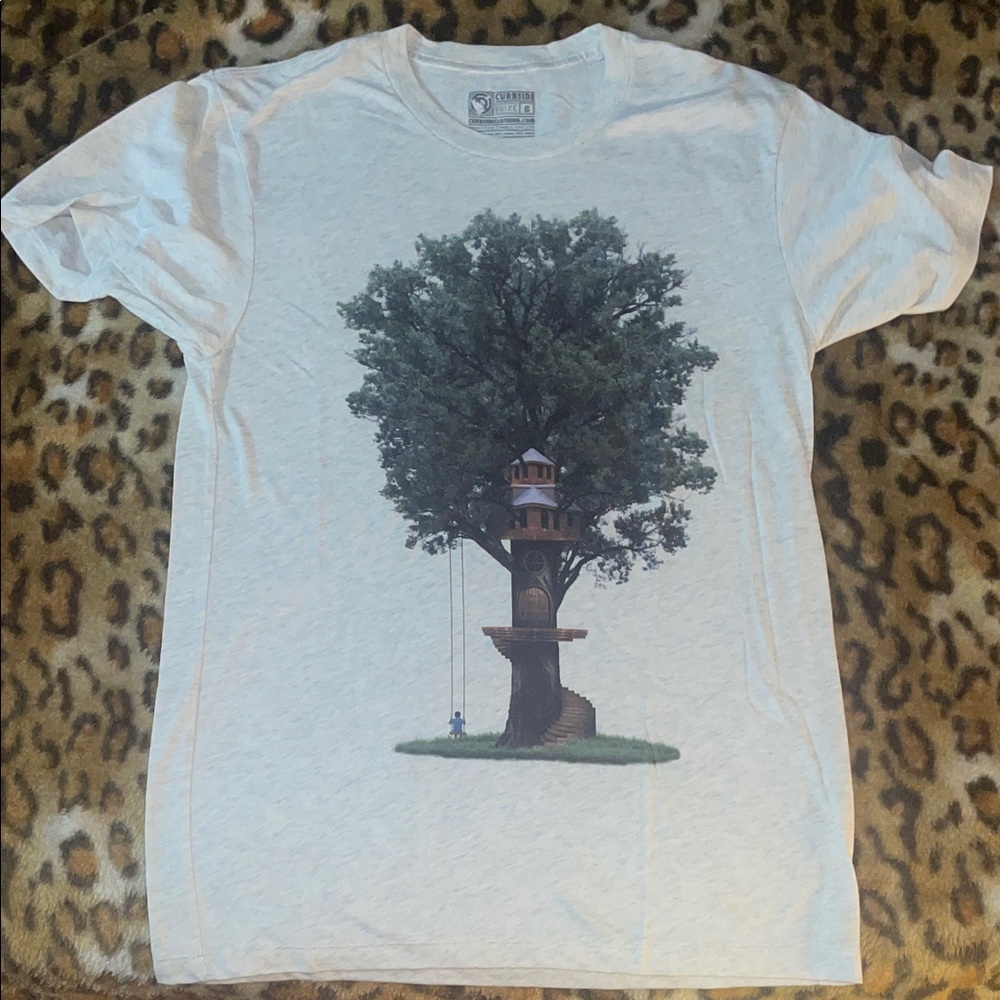 Curbside Clothing Hearther White T-Shirt